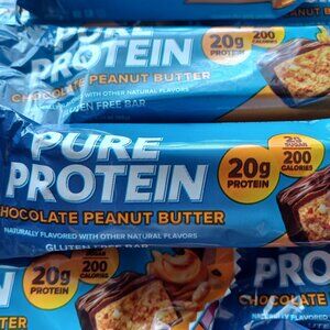 Pure Protein Chocolate Peanut Butter Bars, 20 count (Barras de Proteína)